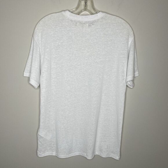 MADEWELL Tee Women XXS Linen Blend Oversized T-Shirt NEW White NR357 - Picture 7 of 14